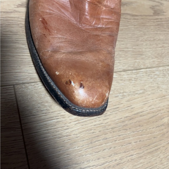 Men’s Tony Lama Cutter Toe Cowboy Boots - Picture 6 of 9